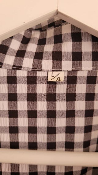 Camisa Vestido Cuadros Talla L/XL