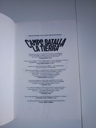 Campo de batalla la tierra 1, el enemigo - libro