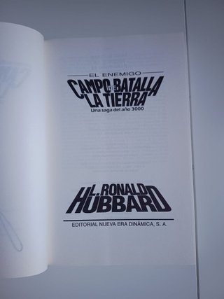 Campo de batalla la tierra 1, el enemigo - libro