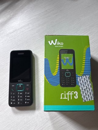 Teléfono Wiko Riff 3 Negro