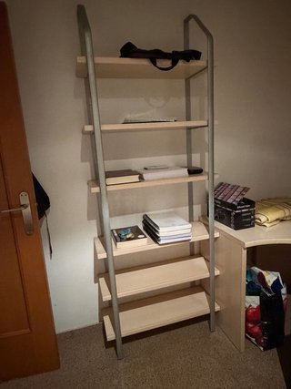 Estantería moderna madera y metal
