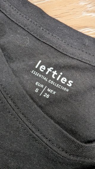 Pack 2 Camisetas Negras Lefties Talla S