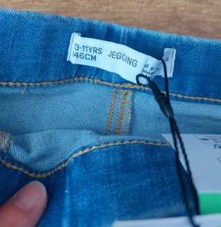 Lote 2 vaqueros tipo legging, talla 10