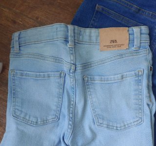 Lote 2 vaqueros tipo legging, talla 10