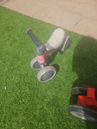 Bici de aprendizaje roja para 1-2 años