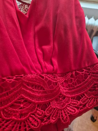 Vestido rojo ocasión especial