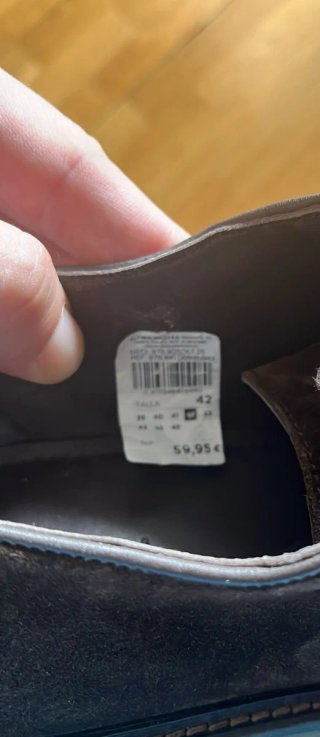 Zapatos Dustin Marrón Talla 42