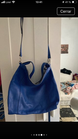 Bolso piel Coccinelle azul