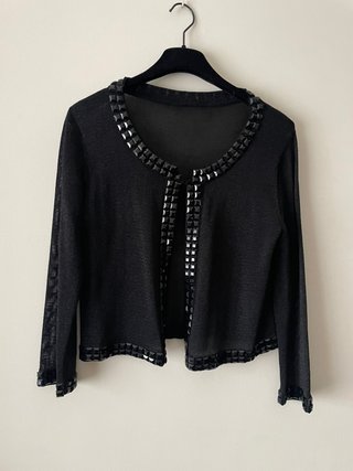 Chaqueta fiesta negra adornos T M
