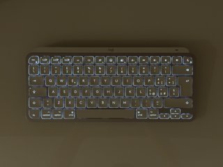 Logitech MX Keys Mini Tastiera Argento/Bianco