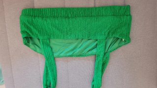 Top verde con textura