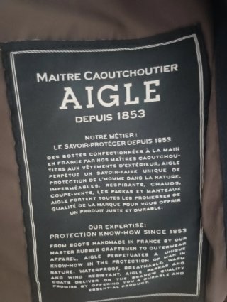 Chaquetón Aigle Azul