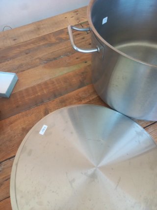 Olla industrial inox 43 cm