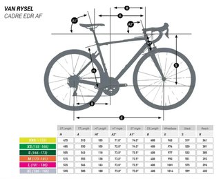 Bicicleta Van Rysel EDR Aluminio Shimano 105