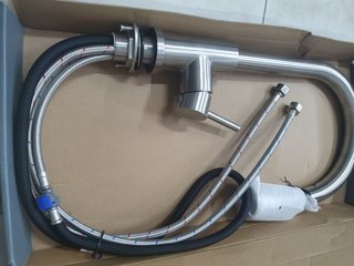 Grifo Cocina Ibergrif M22137 Acero Inoxidable