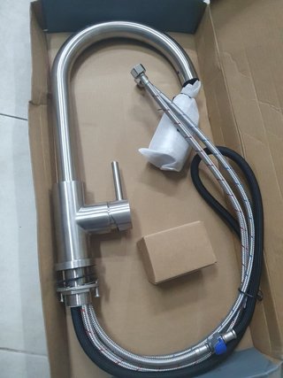 Grifo Cocina Ibergrif M22137 Acero Inoxidable