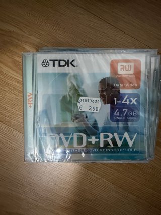 DVD+RW TDK 4.7GB 1-4x Regrabable