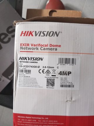 Hikvision EXIR H.265+ Cámara Domo Varifocal