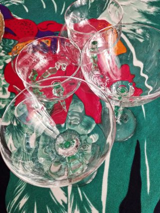 6 Calici Vintage Cristalleria Italiana