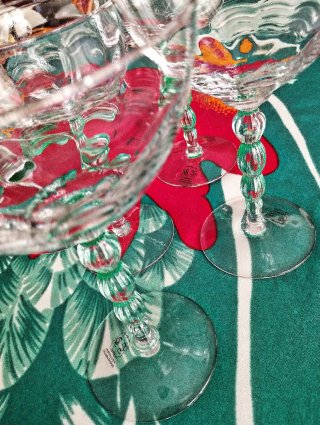 6 Calici Vintage Cristalleria Italiana