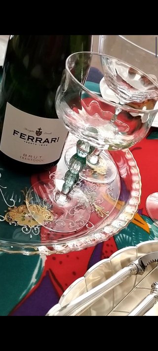 6 Calici Vintage Cristalleria Italiana