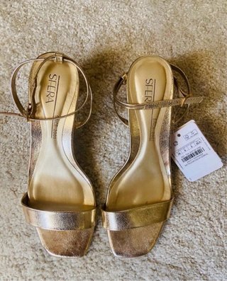 SANDALIAS DORADAS EVENTOS