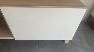 Mueble TV / Aparador Madera y Blanco