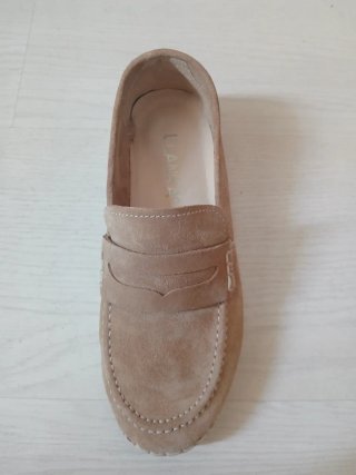Mocasines Ulanka Piel Beige Talla 36