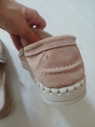 Mocasines Ulanka Piel Beige Talla 36