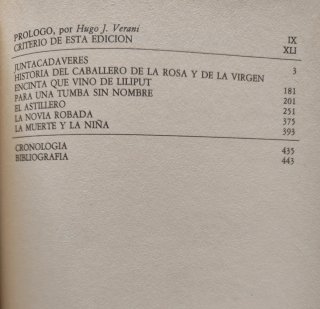 NOVELAS Y RELATOS. Juan Carlos Onetti