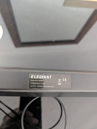 Barra de Sonido Elegiant Negra/Gris