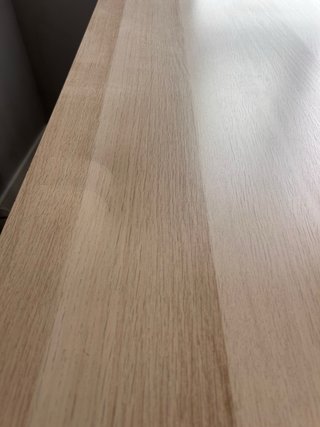 Escritorio Roble Claro con patas metálicas