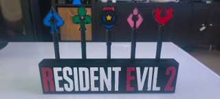 Llaves Míticas del juego Resident Evil 2 (1999).