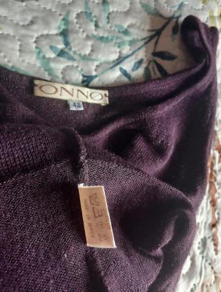 Camiseta tirantes Onno morada talla 42