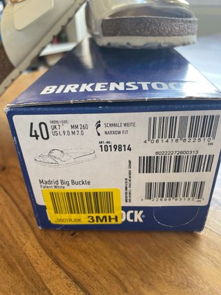 Sandalias Birkenstock Madrid Big Buckle Talla 40