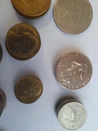 70 Monete Italia, Francia e Inghilterra