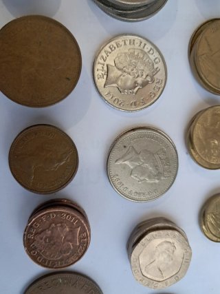 70 Monete Italia, Francia e Inghilterra