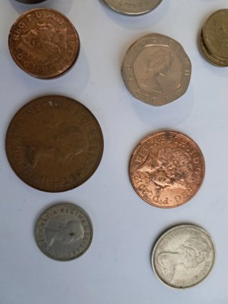 70 Monete Italia, Francia e Inghilterra