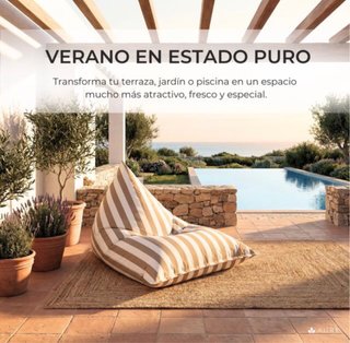 Puff XXL Exterior Impermeable Rayos UV