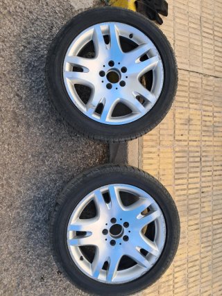 2 Llantas Mercedes Clase E 17
