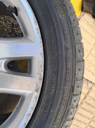 2 Llantas Mercedes Clase E 17