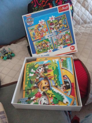 Puzzle 4 en 1 Paw Patrol Trefl