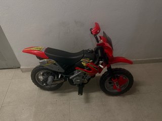 Moto Eléctrica Infantil Motocross Roja