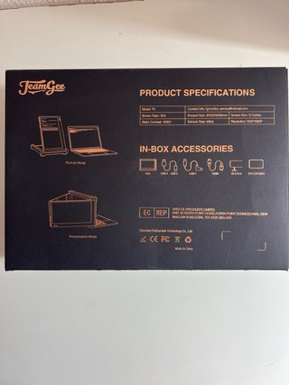 Monitor Portátil Triple 12 FHD IPS