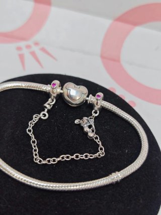 Pulsera Disney x Pandora 17cm con Cadena