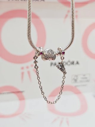 Pulsera Disney x Pandora 17cm con Cadena