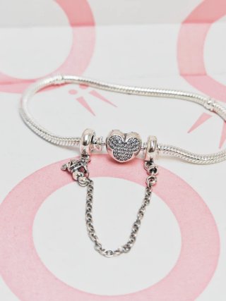 Pulsera Disney x Pandora 17cm con Cadena