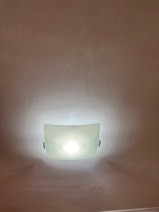 Plafón moderno cristal y níquel 50x50
