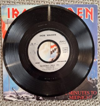 1984 Francia Iron Maiden 2 Minutes to Midnight 7"