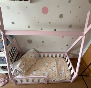 Cama infantil tipi rosa